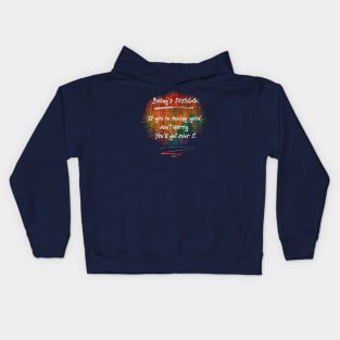 Feeling Good. Humor Collection Kids Hoodie